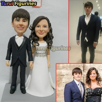 

wedding cake topper designs heart lover figurine miniature mini statue sculpture artifact custom bobble head figurines golfer