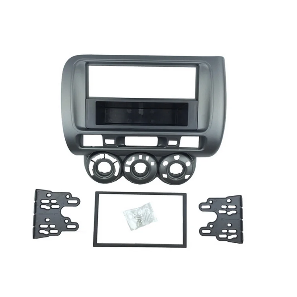 Один/двойной Din фасции Для HONDA Jazz City LHD Радио DVD стерео CD панель приборная панель Установка отделка комплект рамка