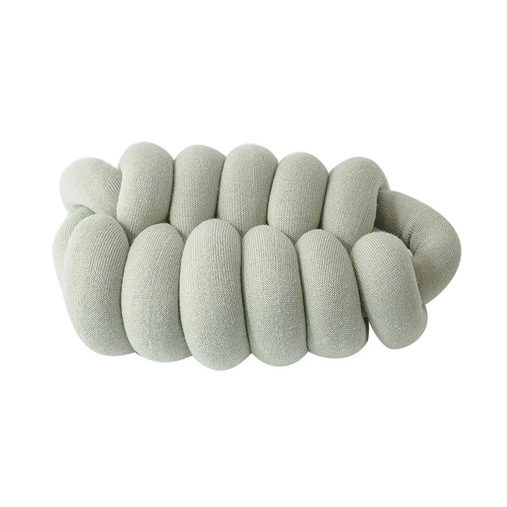 Knotted Solid Color donut pillow Winding Sofa Cozy chair cushion seat Home Decorative Bedroom pillow insert coussin chaise