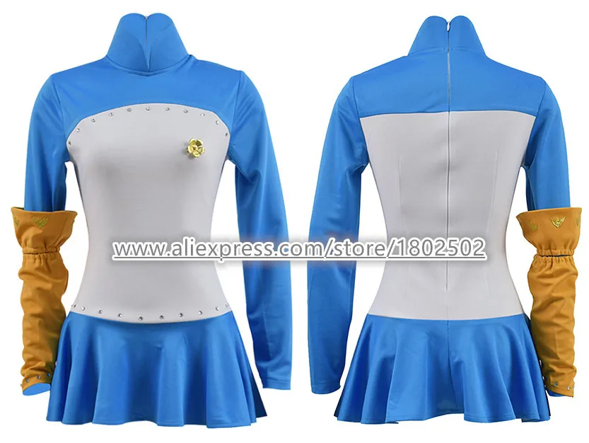 Seven Deadly Sins Косплей Elizabeth Косплей Костюм Dres Nanatsu no костюм taizai любой размер