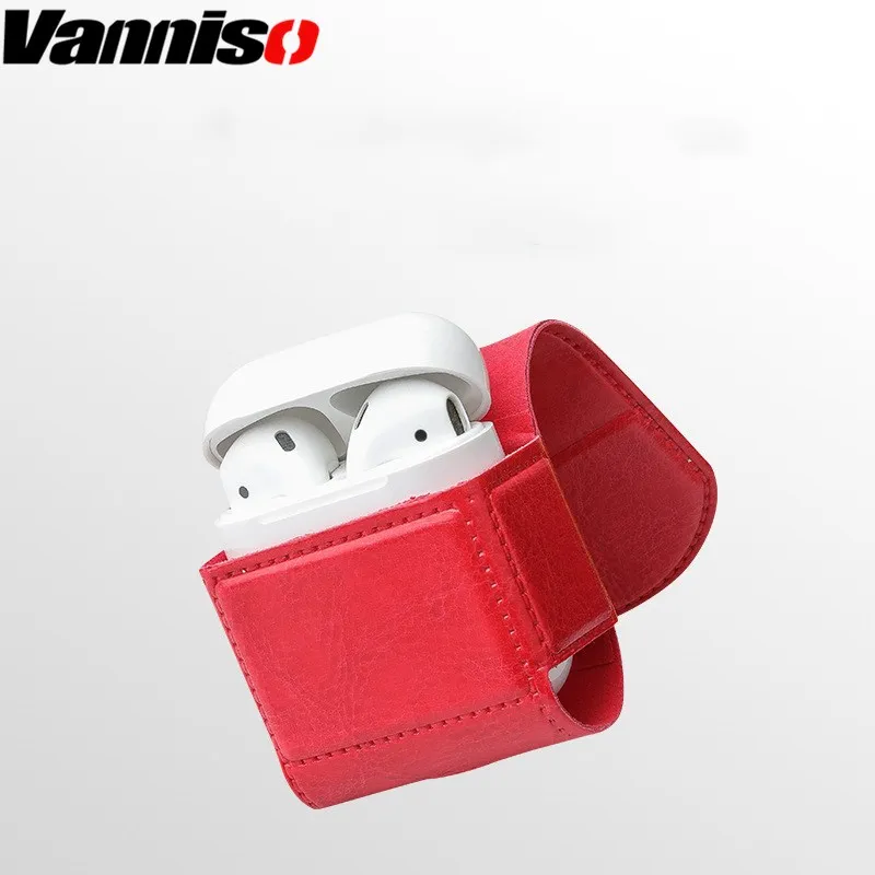 

Simple Charging Headphones PU Cover for Apple Airpods case 360degree full protect Bluetooth Wireless Shockproof cover with hooks