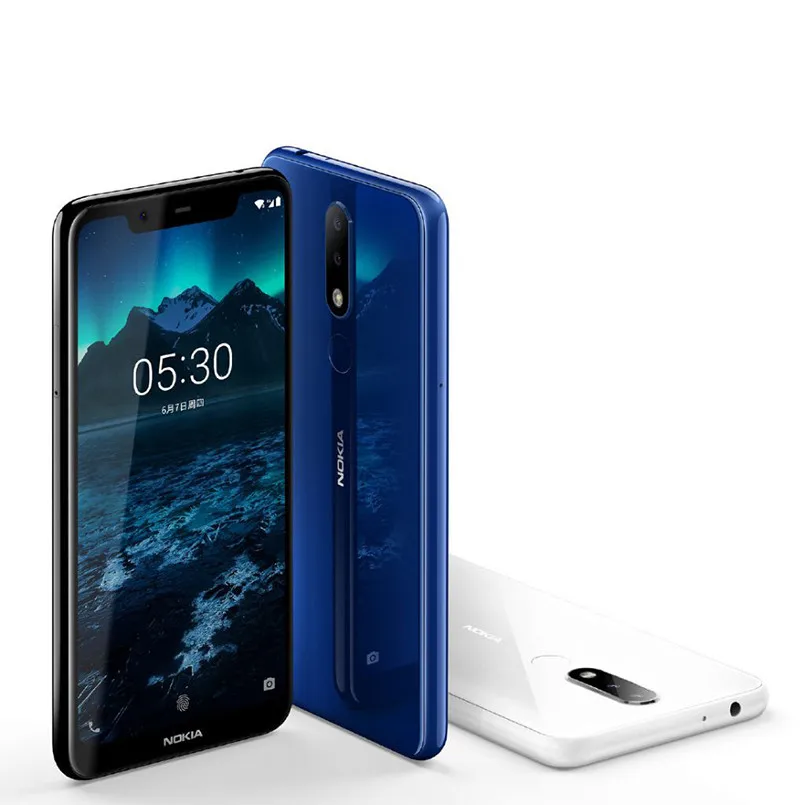 Nokia X5 5,86 дюймов HD+ смартфон Helio P60, четыре ядра, две sim-карты, отпечаток пальца ID, 3060 мАч, LTE, 4G, Android, мобильный телефон