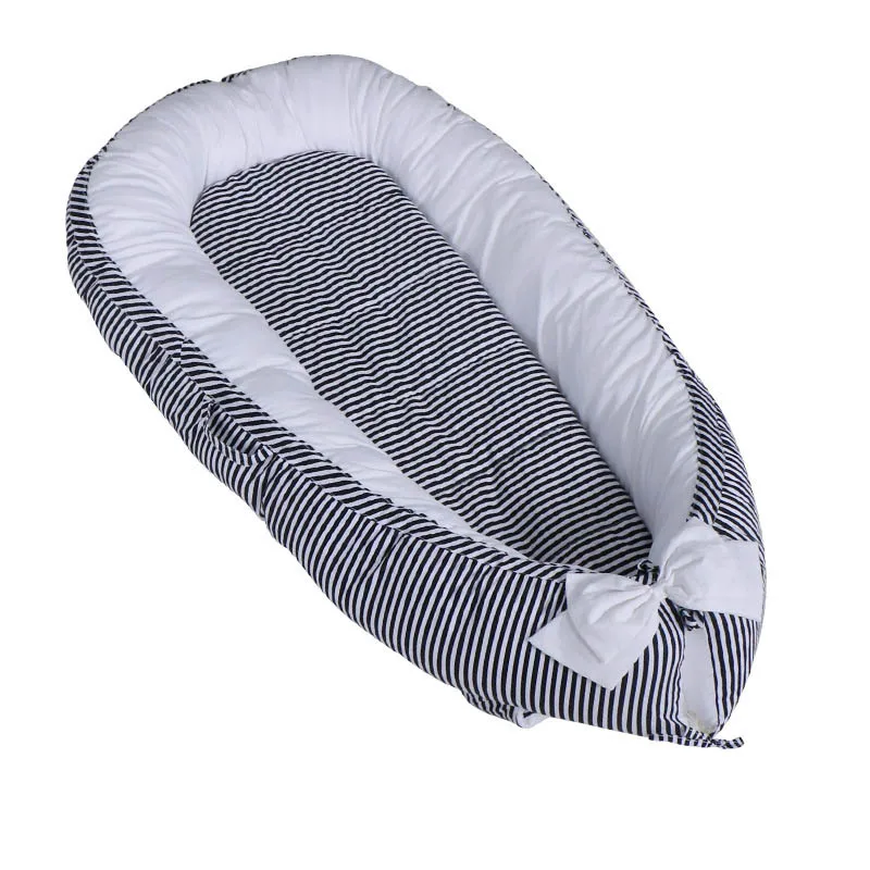 80x50 см Детские Лежанка для сна портативный манеж кроватки люлька путешествия кровать для малышей хлопок колыбели новорожденных люлька бампер
