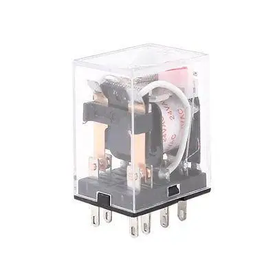 

HH52PL AC 24V Coil 8 Pins DPDT Red LED Indicator Light Power Relay