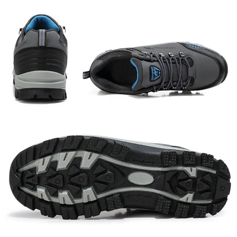 Для мужчин походная дышащяя обувь Открытый Отдых Альпинизм обувь охота, треккинг кроссовки прочный PU верхняя материалы