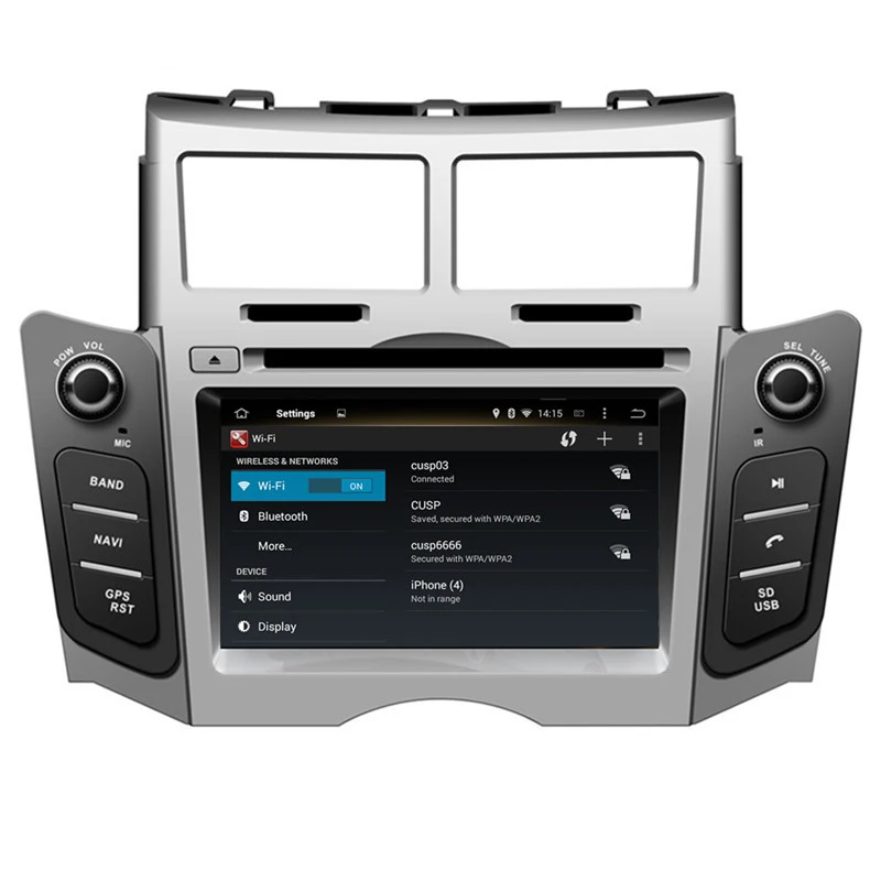 Discount Ectwodvd Octa Quad Core 4G/2G Android 9.0 Car Multimedia DVD Player for Toyota Yaris 2005 2006 2007 2008 2009 2010 2011 6