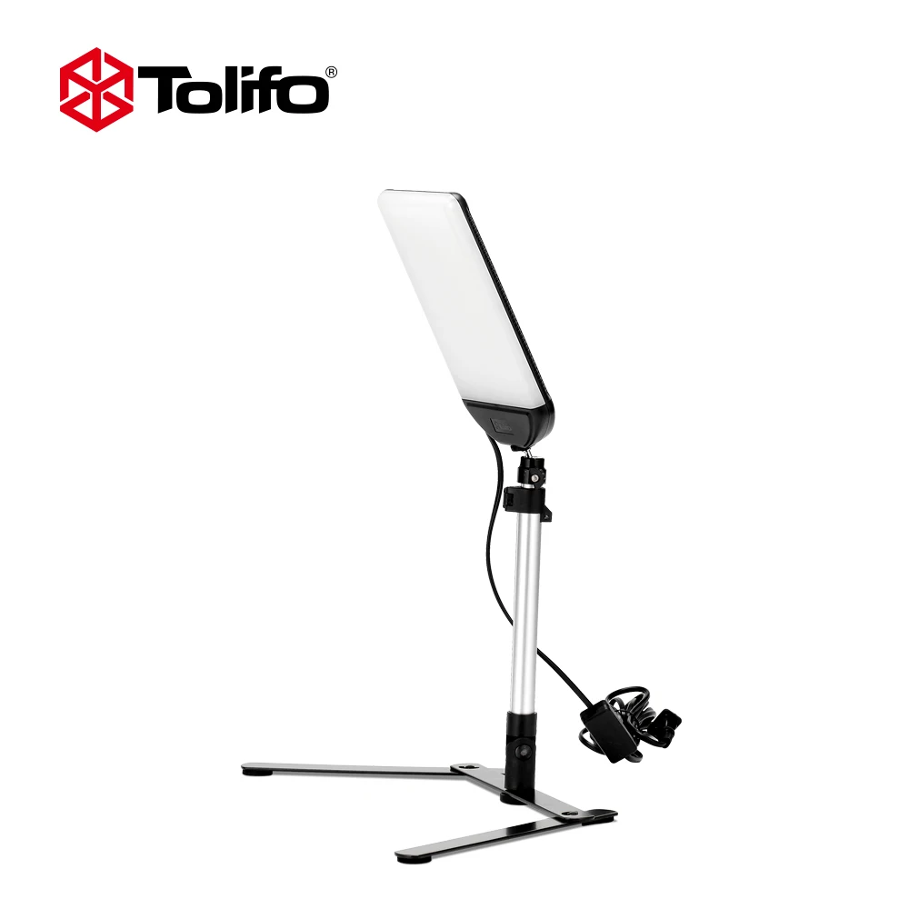 Tolifo PT-22AC Dimmable Ultra High Power LED Video Light Panel for Still Shooting with U Shapped Alum Alloy Bracket | Электроника