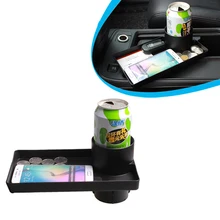O envio gratuito de Assento de Carro Multifunções Suporte da Bebida Bebida titular suporte de Copo Bandeja monte Food tabela da bandeja de extensão