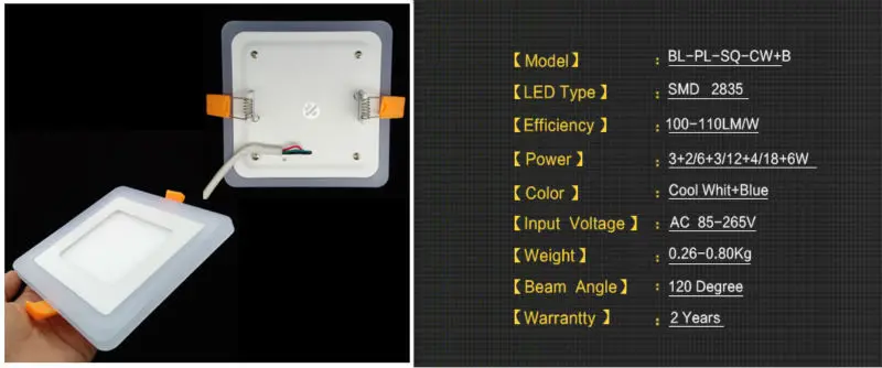 5W 9W 16W 24W Square LED Ceiling Recessed Panel Light HTB1IvQeJpXXXXX0XXXXq6xXFXXXk
