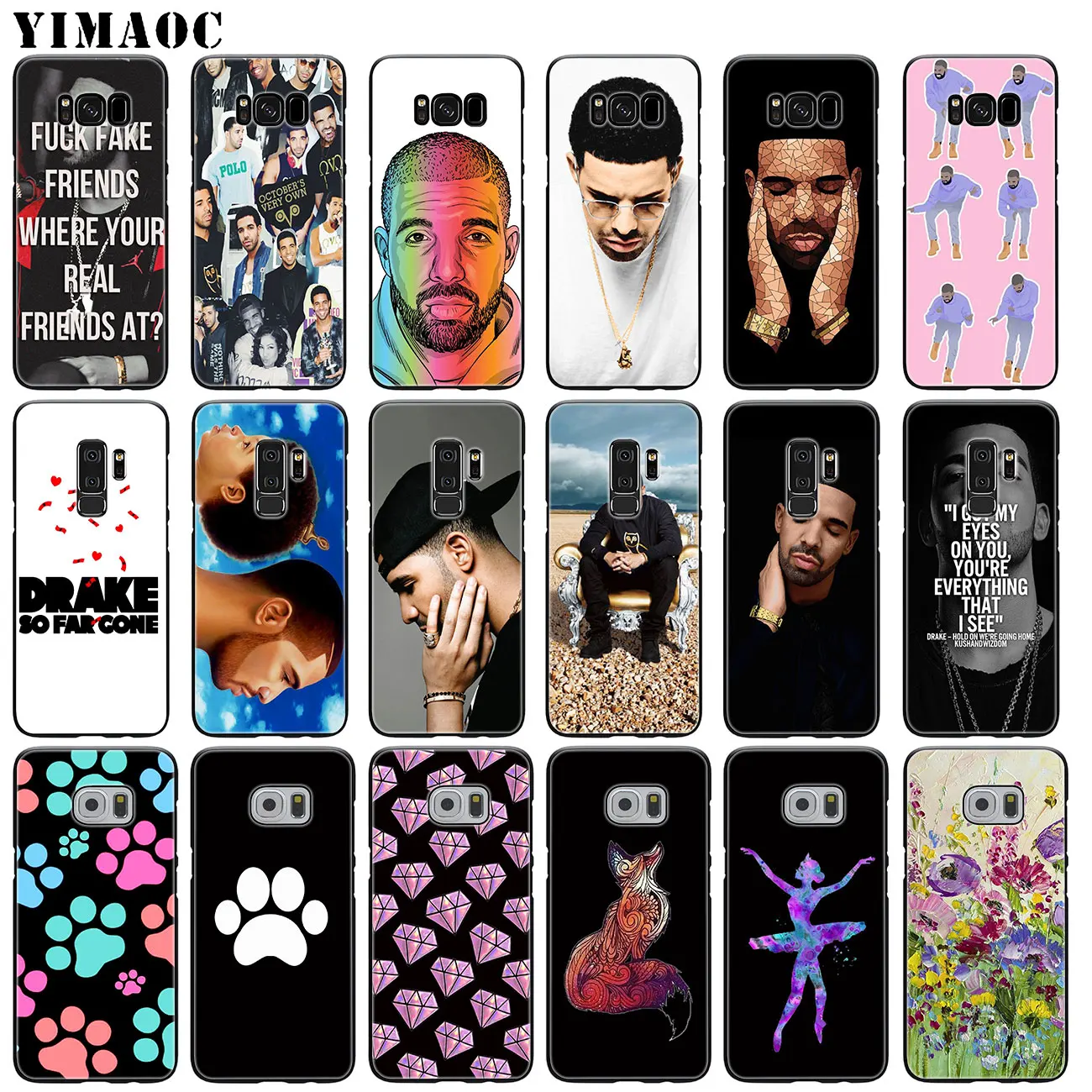 YIMAOC Drake Soft Silicone Phone Case for Samsung Galaxy S20 Ultra S10 Lite S9 S8 Plus S7 Edge S10e Cover | Мобильные телефоны и