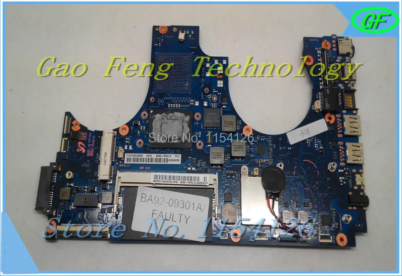 Материнская плата для ноутбука samsung NP700Z5A материнская плата BA41-01733A BA92-09301A BA92-09301B DDR3 проверка прошла успешно