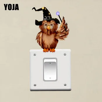 

YOJA Fashion Owl Switch Sticker Decor Living Room Bedroom Personalized Wall 10SS0057
