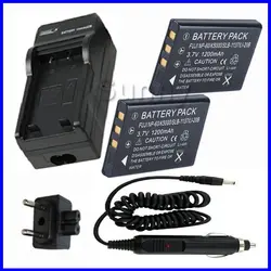 Аккумулятор (2 шт.) + зарядное устройство для цифровой камеры hp Photosmart R07, R507, R607, R607xi, R707, R707v, R707xi, R717, R725, R727