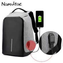 Mode Anti-vol USB Port de Charge Sac À Dos Multifonctions 15 pouces Pour Ordinateur Portable Voyage Sac À Dos Étanche Occasionnel Bobby Sacs À Dos