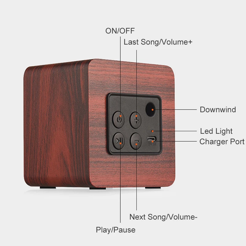 Mini portable bluetooth speaker