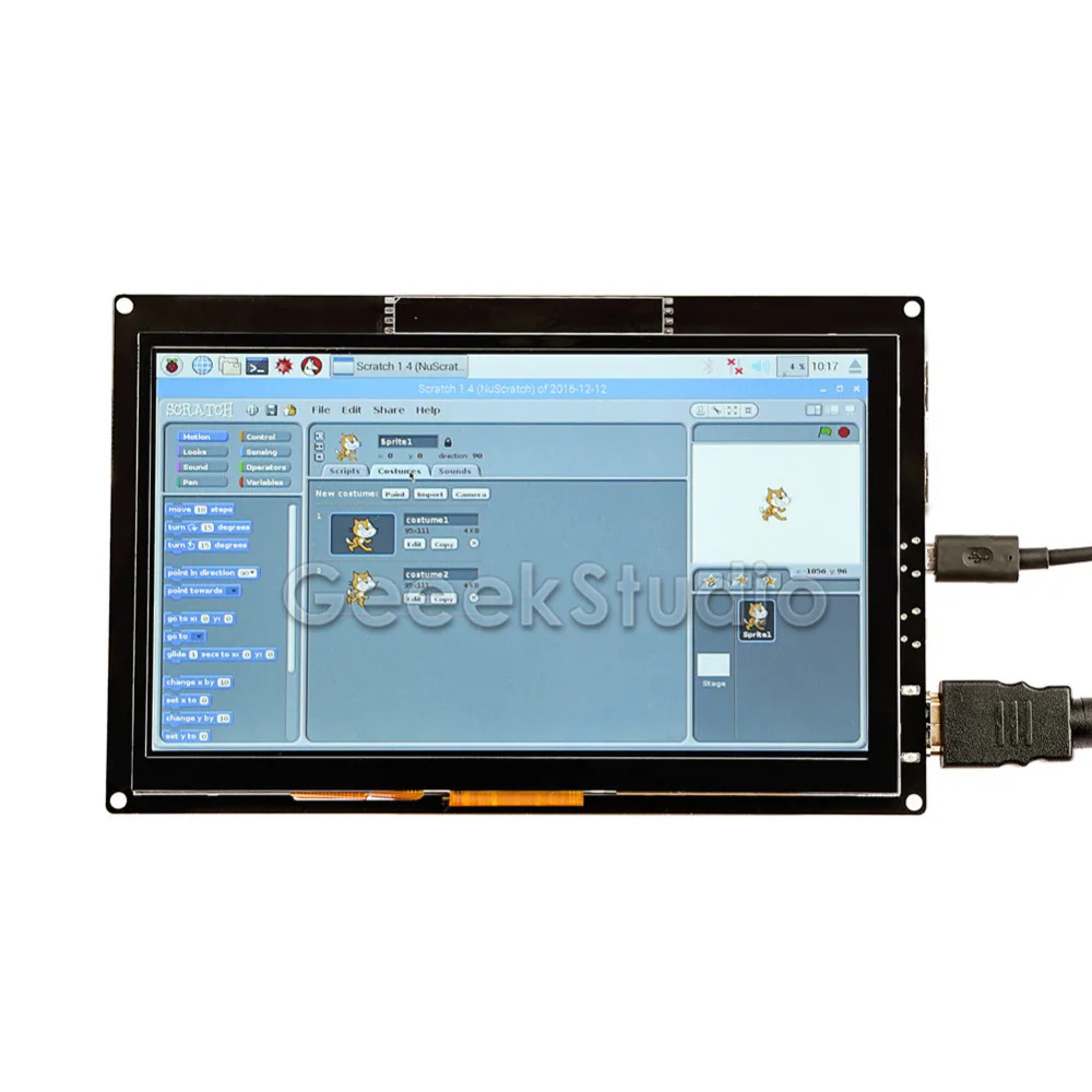  Free Driver 7 inch 1024*600 Display Capacitive Touch Screen Monitor Raspberry Pi All Models /PC/ Be