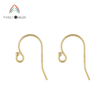 

14K Gold Filled Ear Wire Ball End 11.5x20mm Earring Components Wholesale BULK DIY Jewelry Findings 1/20 14kt GF