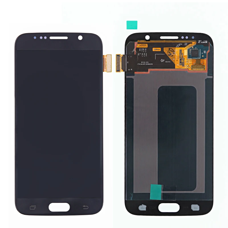 

Super Amoled S6 LCD Screen For Samsung Galaxy S6 Display With Frame LCD Screen Assembly For Samsung S6 G920 G920A G920F LCD