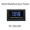 Testeur multifonction OLED 33v/10a 7 en 1, tension, courant, temps, température, capacité, voltmètre, ammètre électrique, blanc ► Photo 1/6