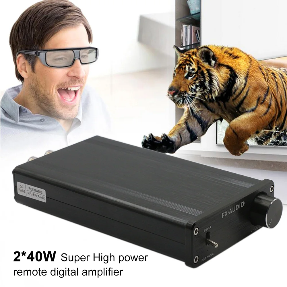 FX Audio 1002A усилители Портативный Hifi мини усилитель мощности FX-1002A 40 Вт* 2 TDA7498E 2-канальный чистый цифровой аудио домашний усилитель