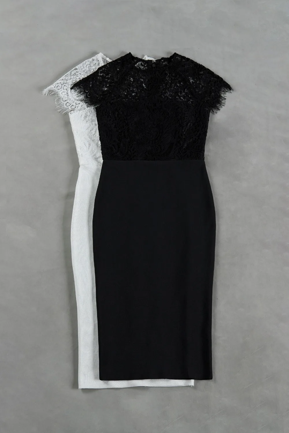 Новое поступление, летнее женское платье, опт, черно-белое кружевное Бандажное платье с рукавами-крылышками, вечернее платье+ костюм