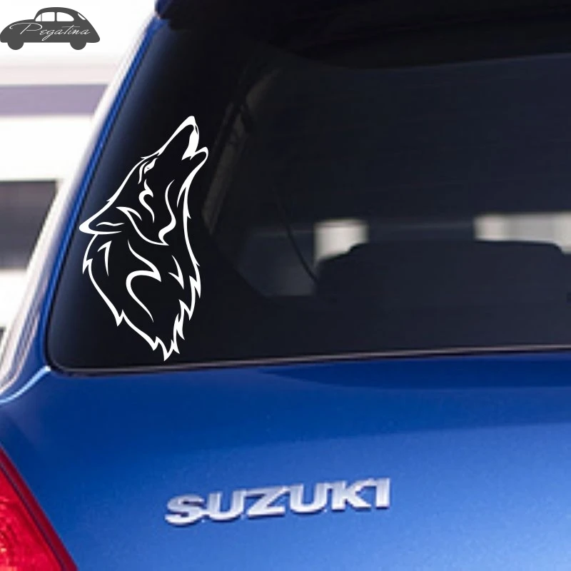 Pegatina Wolf Sticker Lobo Decal Hollow Sticker Car Window Vinyl Funny Poster