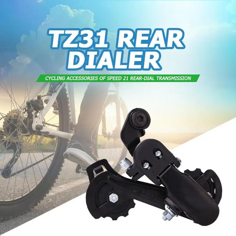

Speed Shifter Trigger Shift Lever Conjoined Dip Bike Rear Derailleur TZ31 7/21 Speed Universal Mountain Bike Cycling Accessorie