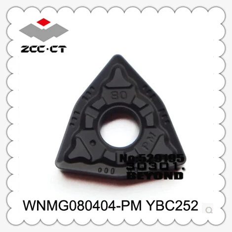 ZCC оригинальная WNMG080404 PM YBC252 WNMG 0804 080404 карбидная вставка для токарного станка