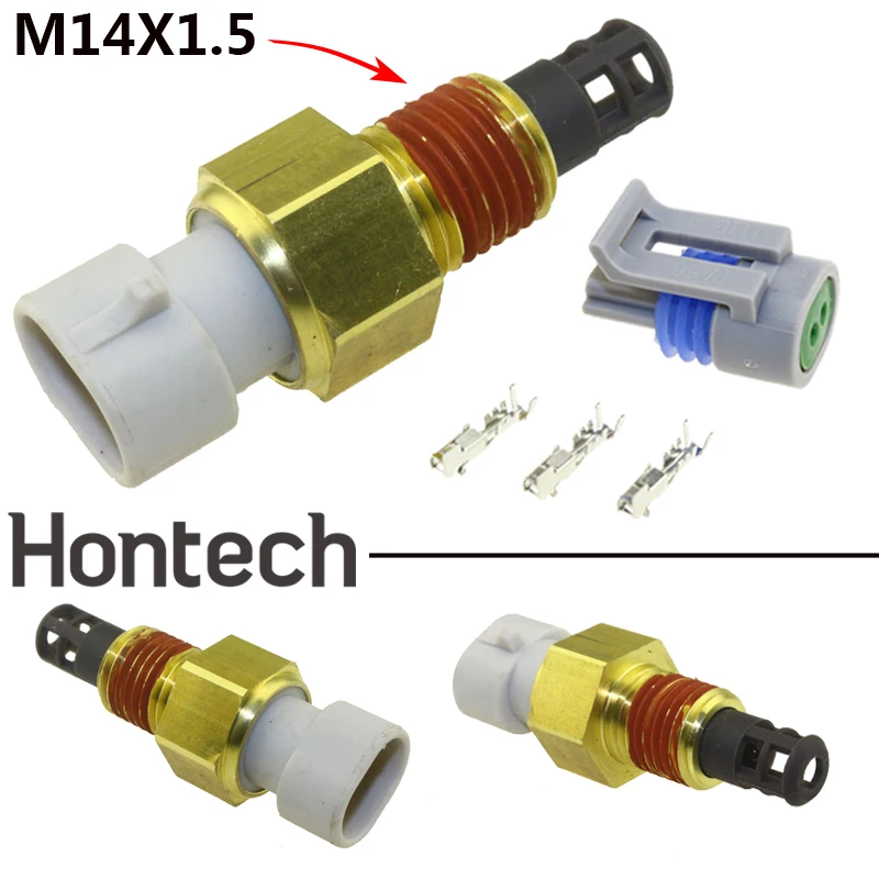

SNSR-02063 Fast-Response M14X1.5 Intake Manifold Air Temp Temperature Sensor Sender ( IAT / MAT / ACT ) With Plug Kits