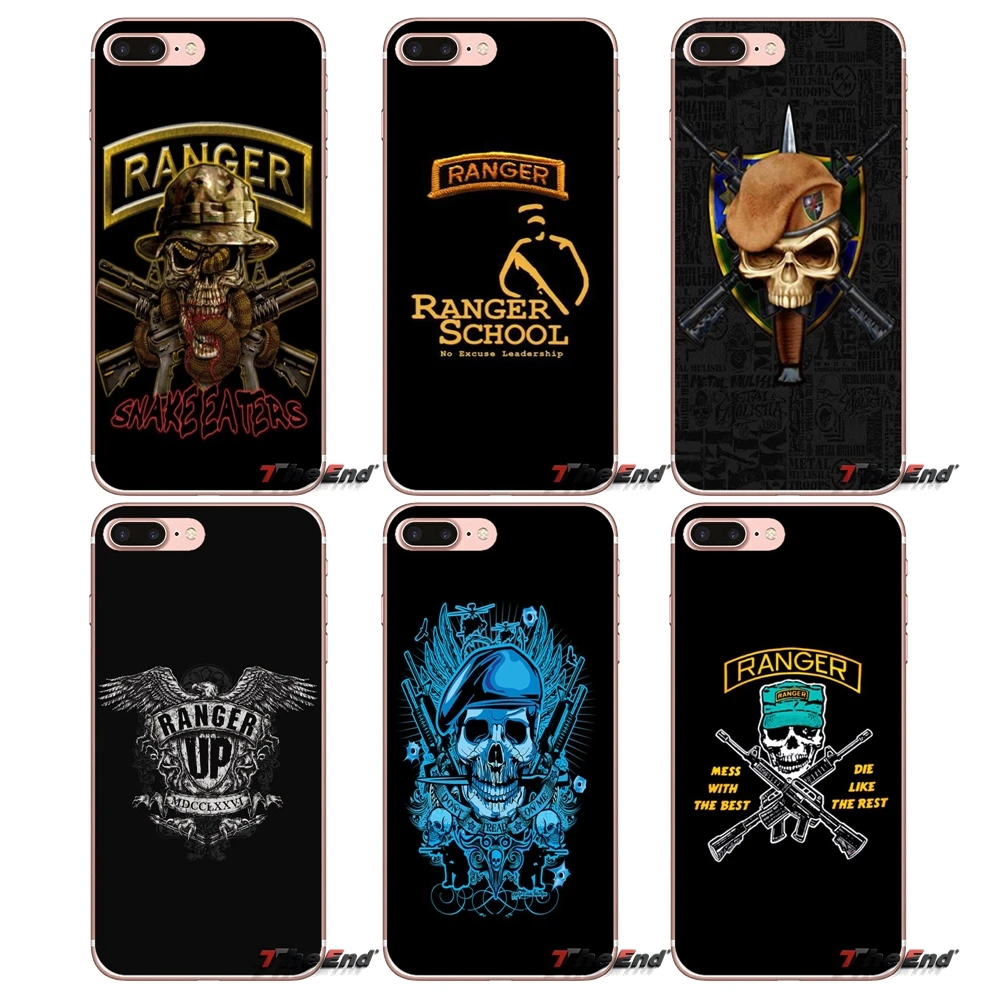 Чехол с логотипом для HTC One M7 M8 A9 M9 M10 E9 Plus Desire 630 530 626 628 816 820 Motorola G G2 G3 USA Army Rangers|case a|case