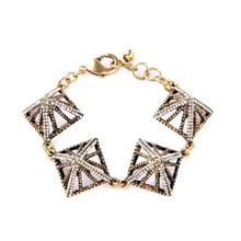 Один египетский ретро браслет набор Стразы известный бренд ювелирные изделия для ночного клуба Новинка