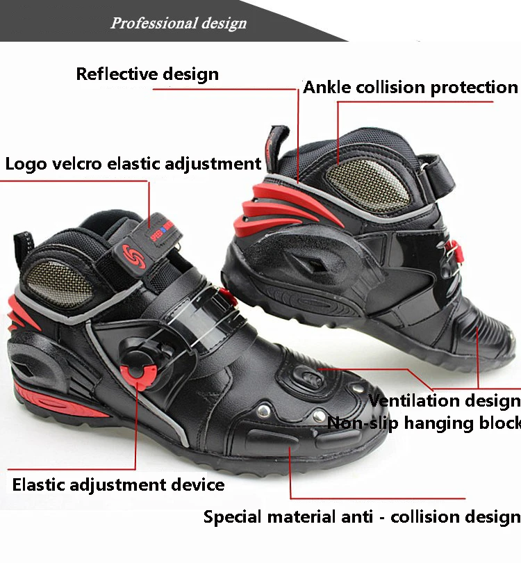 Мотоциклетная Защитная экипировка; мужские ботинки для езды по бездорожью; байкерские ботинки для мотогонок; мотоциклетная обувь для мотокросса; botas