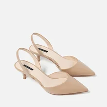 New Arrival Shoes Woman Summer Fashion Sandals Shallow 5 CM Low Heels Pointed Toe Women Slides Casual BIg Size Women’s Shoes