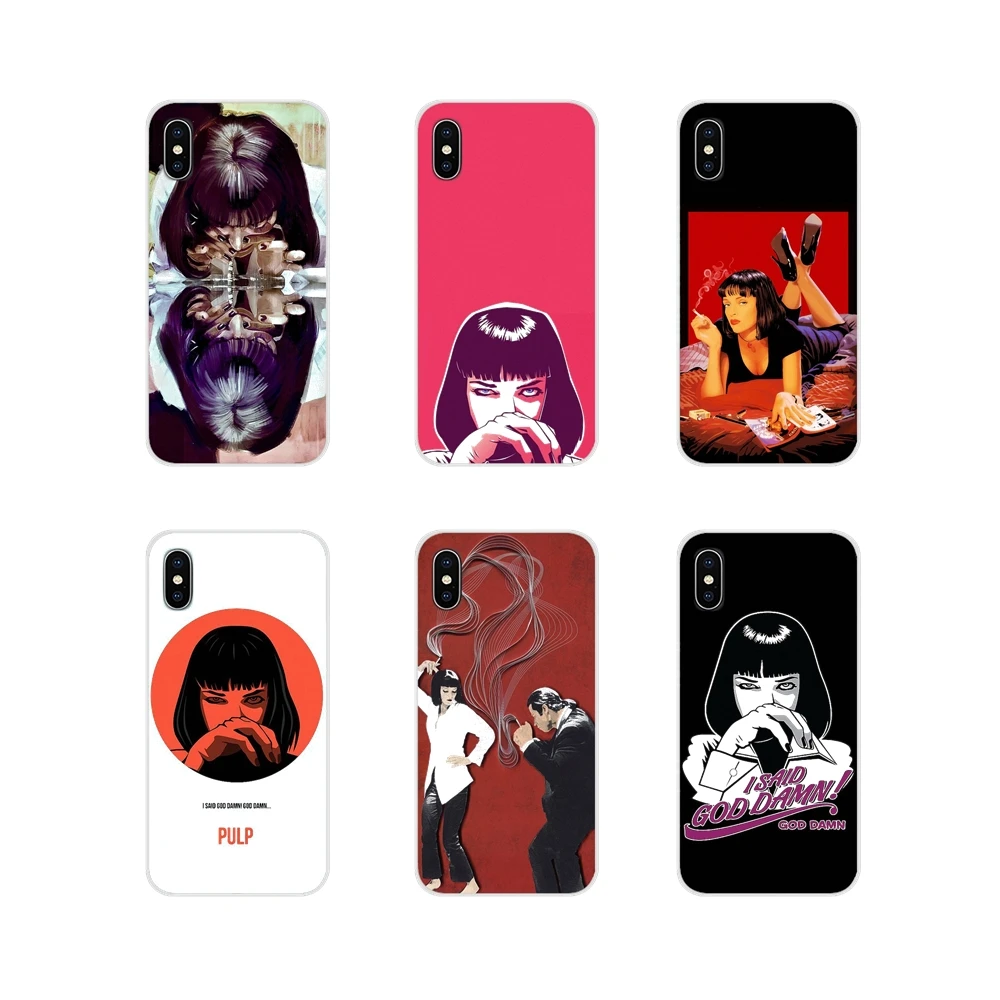 

For Samsung Galaxy A5 A6S A7 A8 A9S Star J4 J6 J7 J8 Prime Plus 2018 Accessories Phone Shell Covers PULP FICTION