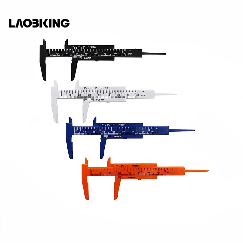 

Mini Plastic Vernier Caliper Gauge Micrometer 80MM Mini Ruler Accurate Measurement Tools Standard Vernier Caliper