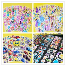50pcs kid’s Cartoon Animals film Pattern Teacher Reward Stickers Sheets Scrapbook for Kid children Free shipping