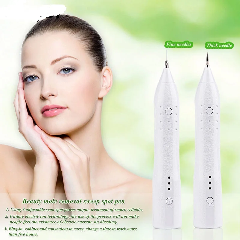 

Face Dark Spot Remover Pen Freckle Anti-aging Machine Facial Skin Wart Mole Removal Wart Tag Removal Blackhead Blemish Beauty