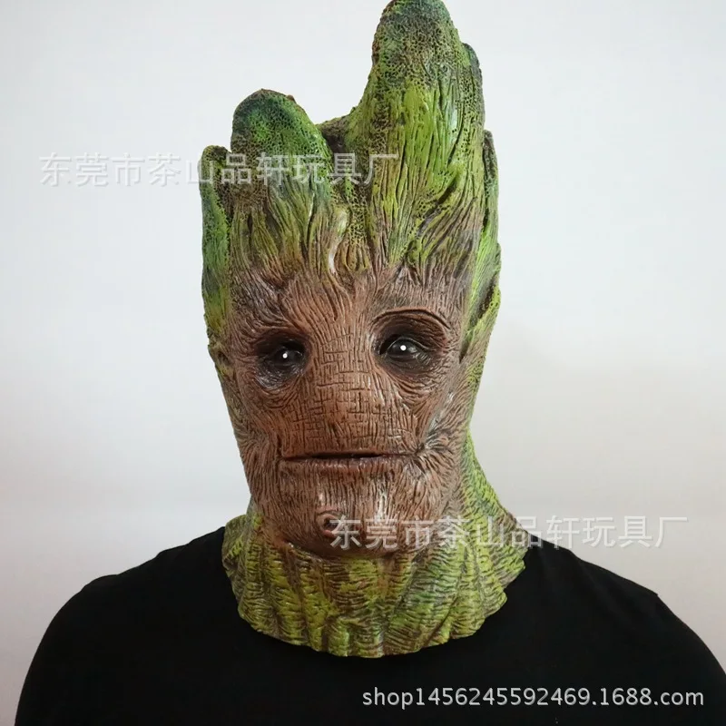 

Halloween Magical Dryad Tree Rubber Masks Horror Treefolk Latex Mask Full Face Masquerade Party Costume Cosplay Props Adult Size