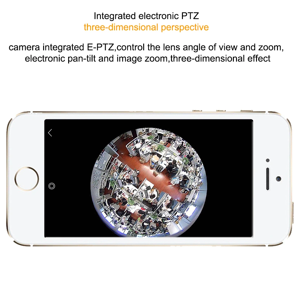 Smar 3MP 2MP 1.3MP Wireless IP Camera 3D VR Mini Panoramic Camera 1.44mm FishEye Lens 360 Degree Home Wifi Security Camera CCTV (3)