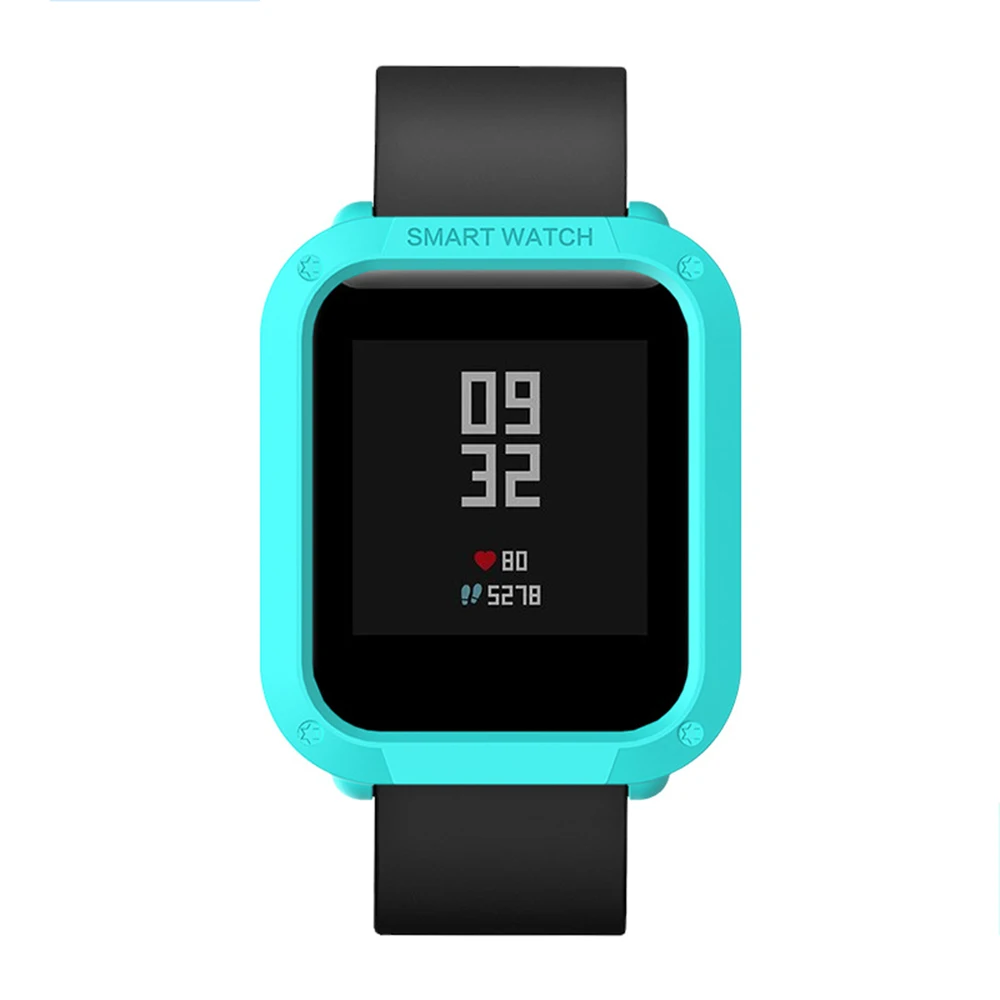 

Frame Hard Smart Watch Case Cover Protective For Huami AMAZFIT Bip Youth Sports Replacement PC Protector Lightweight Shell Cases