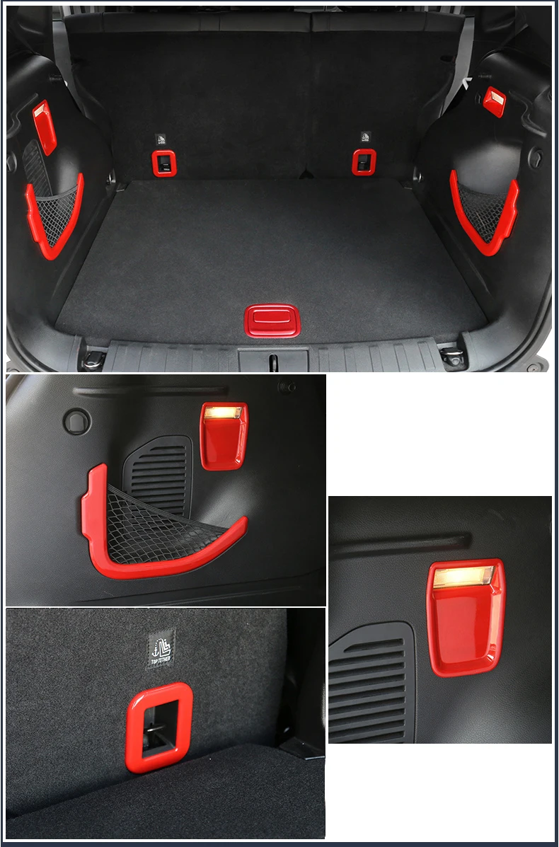 Lsrtw2017, АБС-пластик, Автомобильный багажник для хранения газа крюка сопротивления левый и правый Vent Планки для Jeep Renegade
