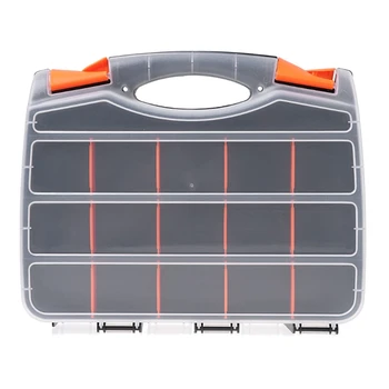 

Portable Carry Tools Storage Case Spanner Screw Parts Hardware Organizer Box #Aug.26