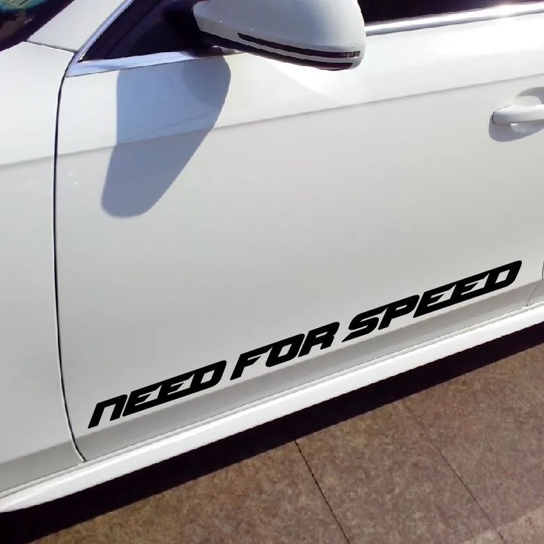 

Need For Speed Vinyl Car Window Decal Waterproof car stickers and decals wall sticker /BLACK/Reflect SILVER