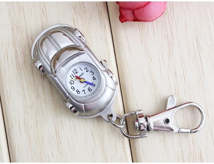 

Cartoon Robot boy keychain pocket watch primary secondary students watch no waterproof quartz chain tide