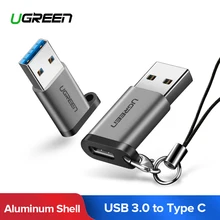 Ugreen USB C адаптер USB 3,0 папа-USB 3,1 type C мама type-C адаптер для ПК ноутбука samsung huawei P20 наушники USB адаптер