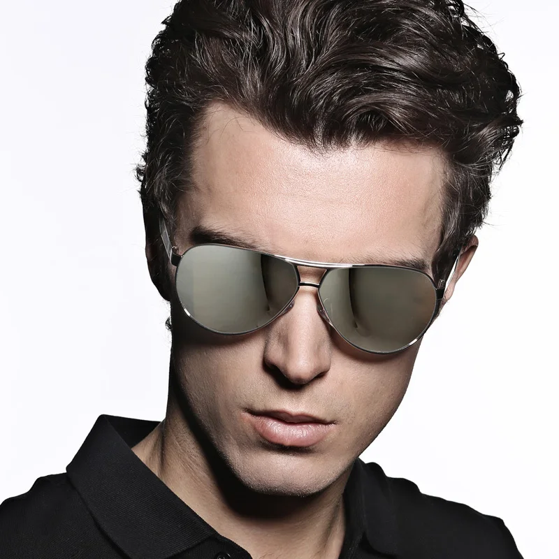 Мужские солнцезащитные очки с поляризационными стеклами UV400|fashion sun glasses|sun glassessun