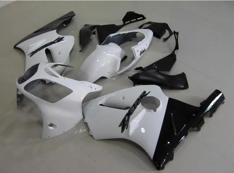 Бесплатный 5 Подарков ABS Черный Белый Ручной Работы Обтекателя Fit Ninja ZZR1200 ZX12R ZX-12R 00