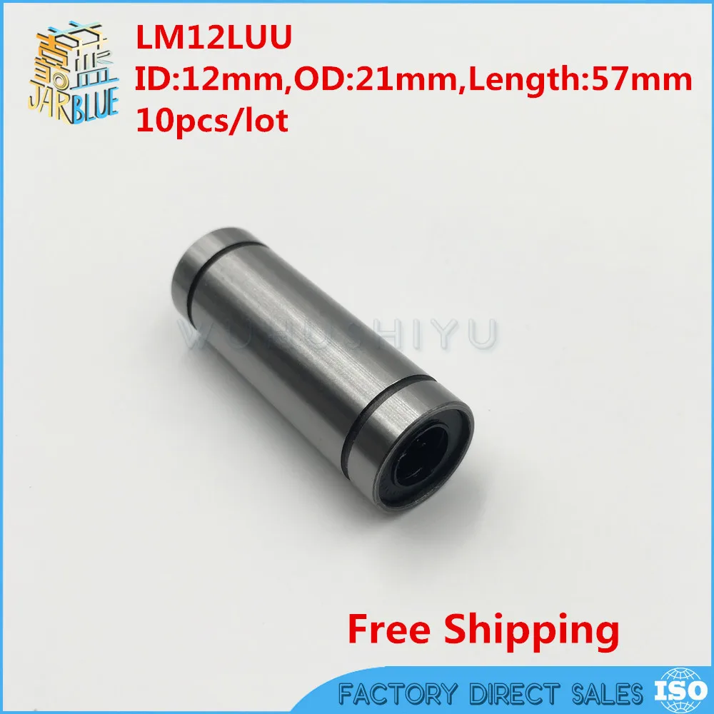 Линейный шаровой подшипник LM12LUU длина 12 мм Длина x 21 57 для вала детали ЧПУ 10 шт./лот