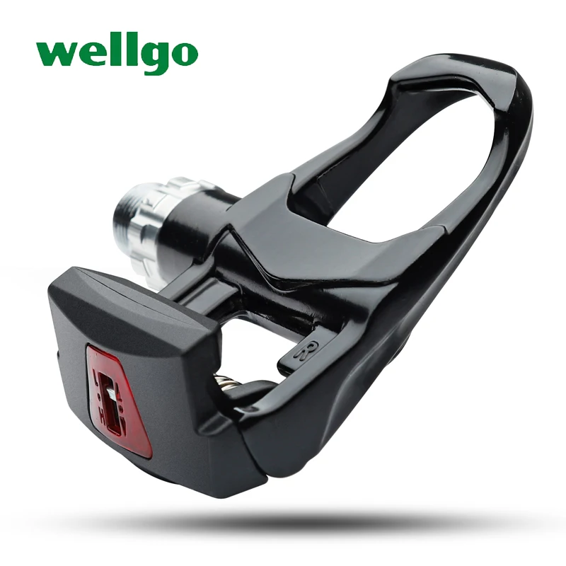 

Wellgo XRF05AC 270g Ultra Light Alloy 3 Bearing Road Bicycle Clipless Pedals with look keo Compatible self-Locking pedal