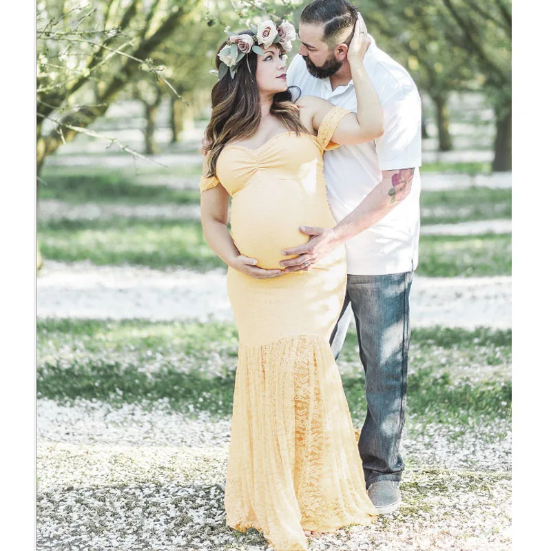 Maternity Lace Dress for Maternity Photography